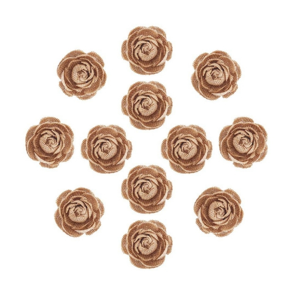 Burlap Roses